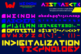 Abstrasctik: A Futuristic Display Font for Makers and Creative Sellers