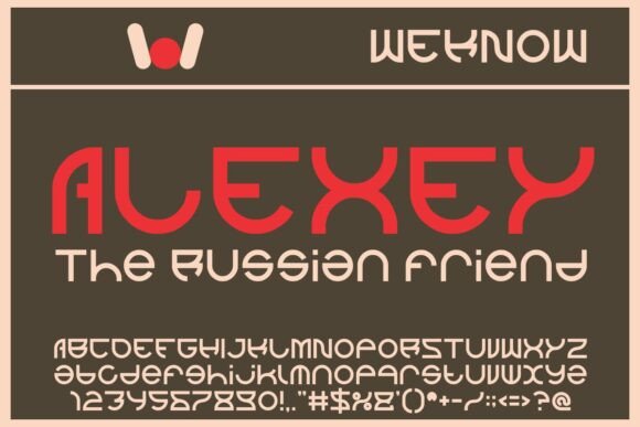 Alexey Font: A Vibrant Display Typeface for Creative Designs