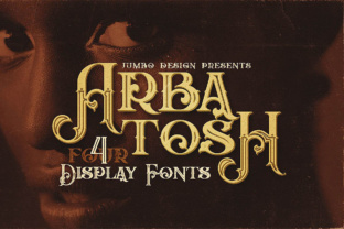 Arbatosh: A Vintage Display Font for Elegant Editorial Design
