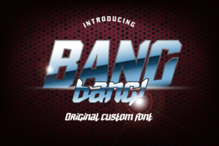 BANG Bang: A Sporty Sans Serif Font for Dynamic Editorial Design