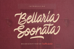 Bellaria Soonata: A Warm Brush Script Font for Handmade Branding and Product Design