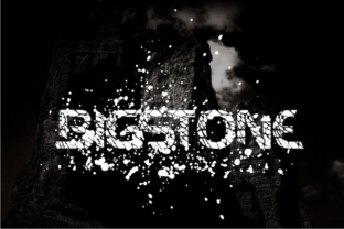 Bigstone: A Shattered Font for Bold Branding and Creative Design