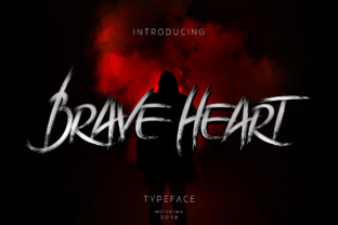 Brave Heart Font: Urban Style for Bold Branding