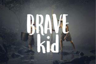 Brave Kid: A Bold and Versatile Display Font for Makers and Creative Sellers