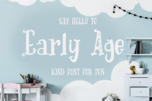 Early Age: A Handwritten Font for Lighthearted Editorial Design