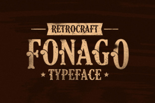 Fonago: A Vintage Display Font for Web Design and Digital Branding