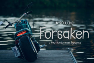 Forsaken: A Minimalist Handwritten Font for Crafty Makers and Etsy Sellers