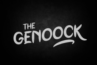 Genoock: A Bold Display Font for Retro-Inspired Editorial Design