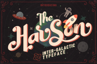 Harson: A Retro-Futuristic Display Font for Makers and Creative Sellers