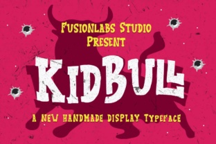 KidBull Font: Retro Style for Branding and Packaging