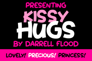 Kissy Hugs Font: A Playful Display Typeface for Animated Web Design