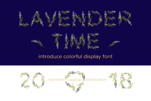 Lavender Time Font: Elevate Your Brand with Botanical-Inspired Typography