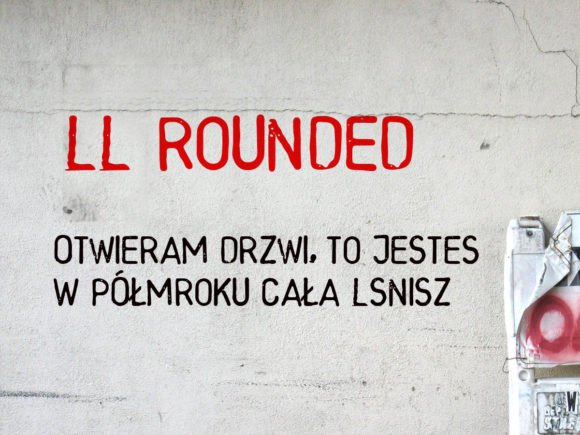 LL Rounded: A Charming Grunge Display Font for Creative Projects
