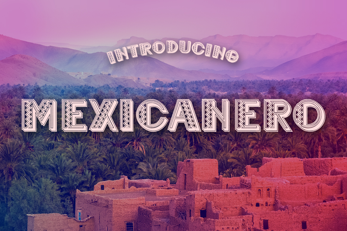Mexicanero: A Fun & Carefree Display Font for Crafters and Makers