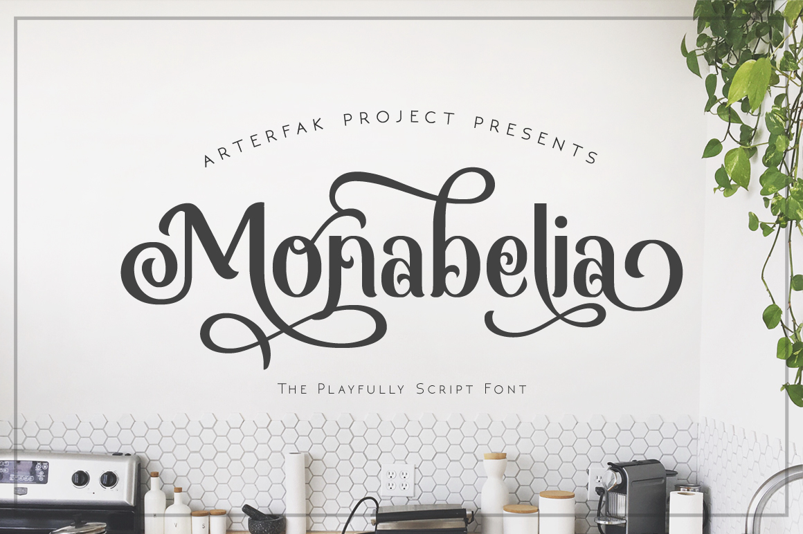 Monabelia: A Playful Yet Elegant Font for Modern Editorial Design