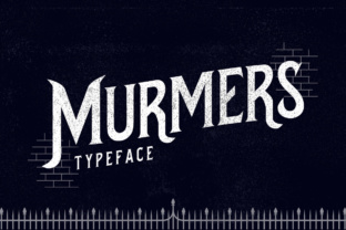 Murmers: A Bold Display Font for Vintage-Inspired Editorial Design