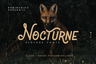 Nocturne: A Vintage-Inspired Display Font for Modern Editorial Design