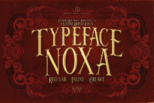 Noxa: A Vintage Display Font for Web Design Projects