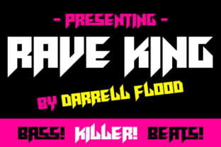 Rave King: A Futuristic Font for Bold Handmade Designs
