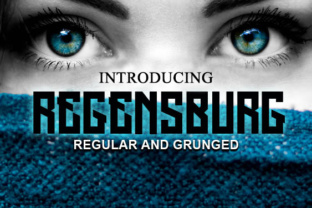 Regensburg: A Sharp Gothic Display Font for Bold Branding Projects