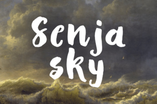 Senja Sky: A Charming Display Font for Blogs, Ebooks, and Editorial Design