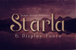 Starla: A Vintage Charm Font for Handmade Labels, Invitations, and More