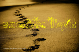 Summer Light Font: A Display Typeface for Seasonal Branding