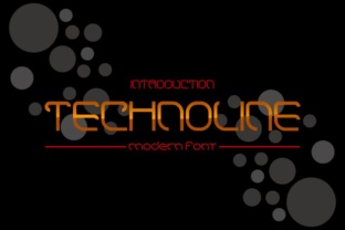 Technoline: A Bold Display Font for Modern Web Design and Digital Branding