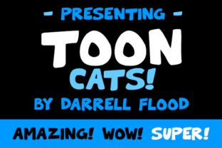 Toon Cats: A Whimsical Display Font for Cartoon-Themed Web Design