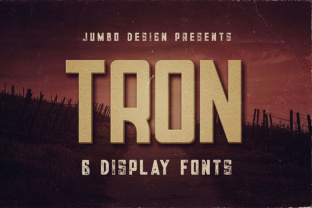 Tron: A Bold Display Font for Modern Editorial Design and Digital Publishing